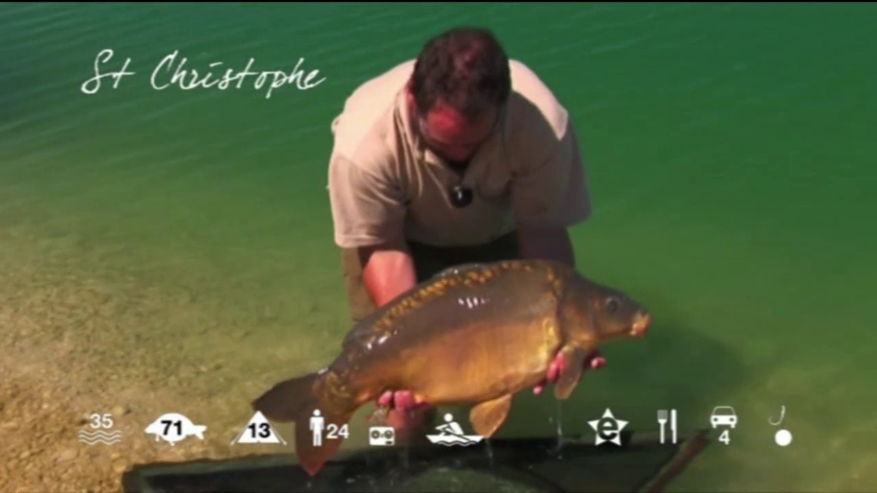 St Christophe - carp fishing holiday in France