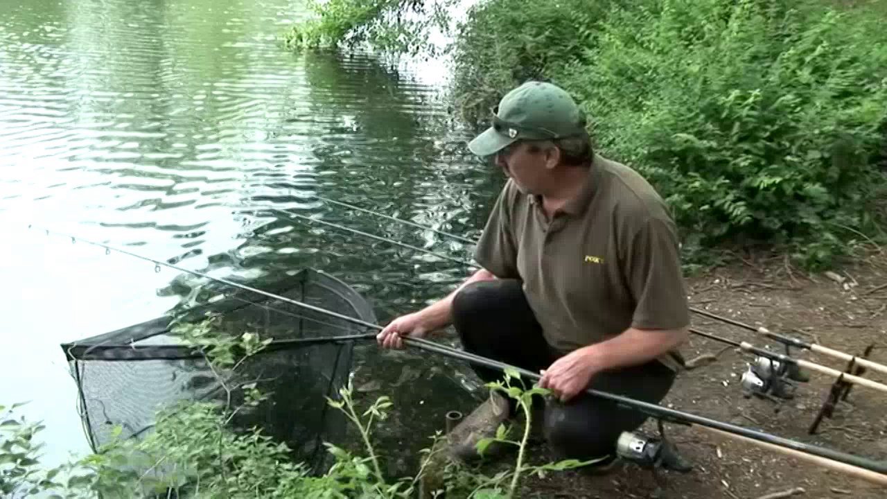 Unhooking and Weighing Carp