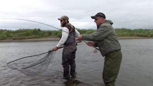 Salmon Fly Fishing in Alaska, Episode 2