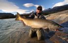 Fly Fishing for King (Chinook) Salmon in Argentina