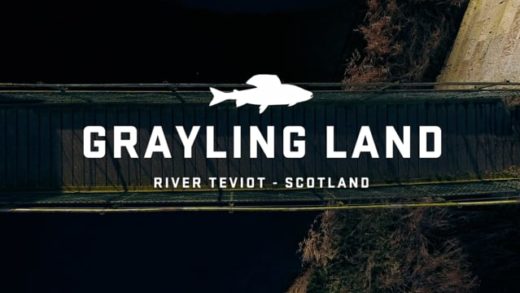 Fishing for Grayling on the river Teviot